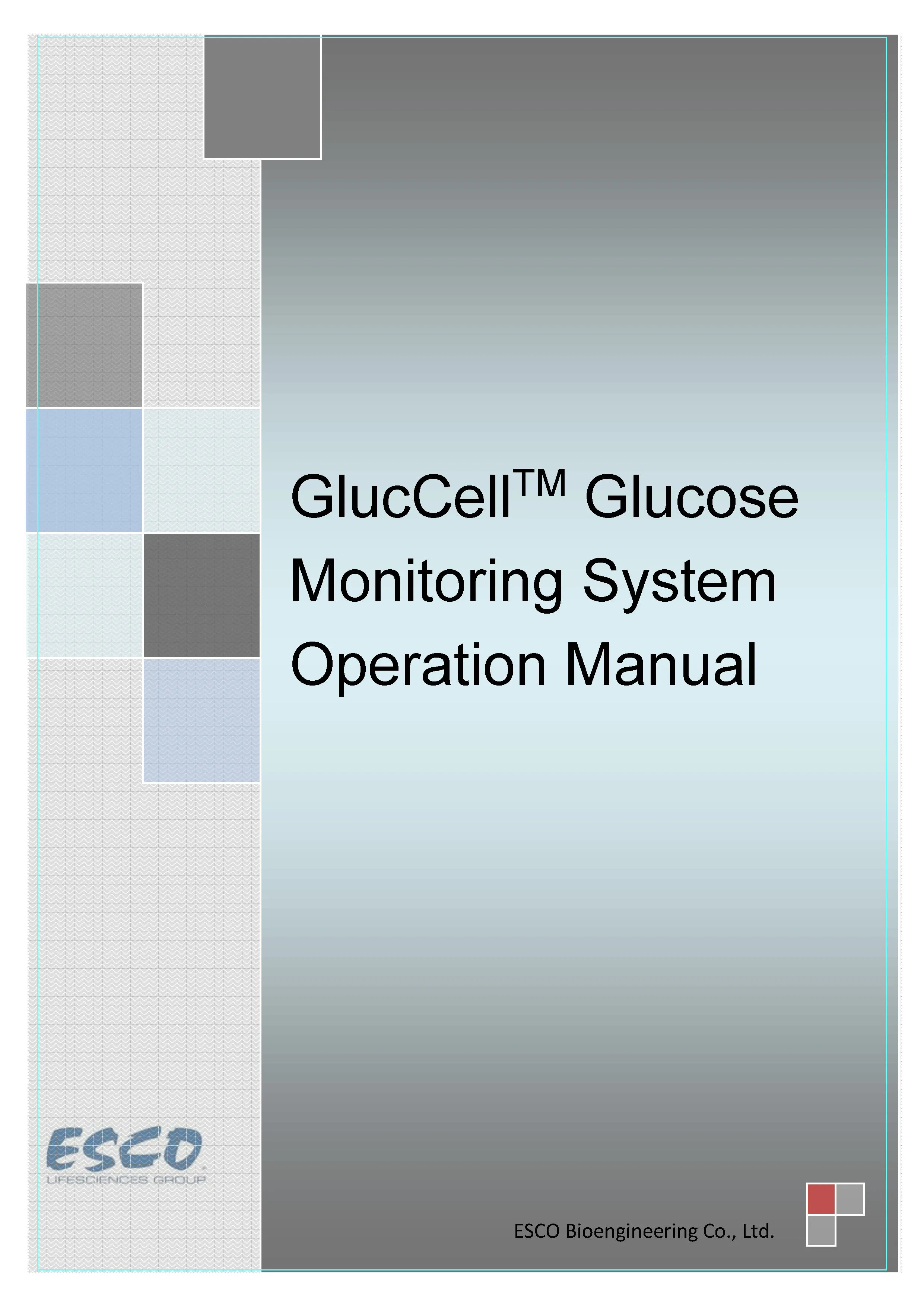 GlucCell<sup>TM</sup> &nbsp Glucose Monitoring System Operation Manual - EN
